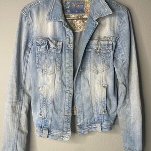Kenzo Denim Jacket in Light Blue - Women’s Casual Jean Jacket